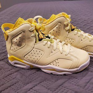 AIR JORDAN 6 RETRO GG 'CITRON TINT'  Size 5Y